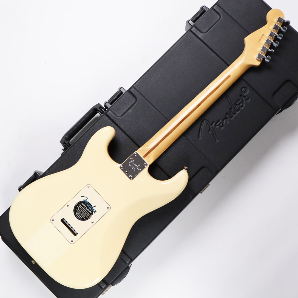 【中古】 エレキギター Fender American Standard Stratocaster Rosewood Fingerboard Olympic White 2008年製 フェンダー ボディバック画像