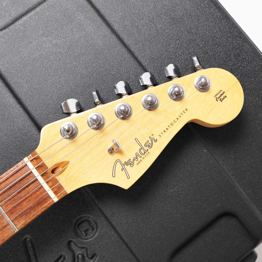 【中古】 エレキギター Fender American Standard Stratocaster Rosewood Fingerboard Olympic White 2008年製 フェンダー ヘッド画像