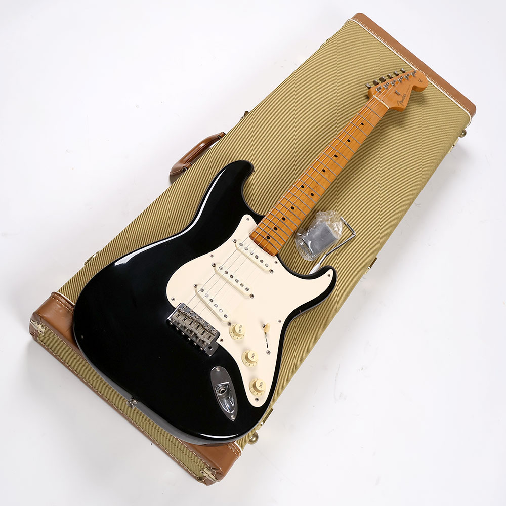 【中古】 エレキギター Fender American Vintage ’57 Stratocaster Black 3.42kg リアピックアップ交換あり フェンダー ストラト ブラッキー アメリカンビンテージ アメビン 1957