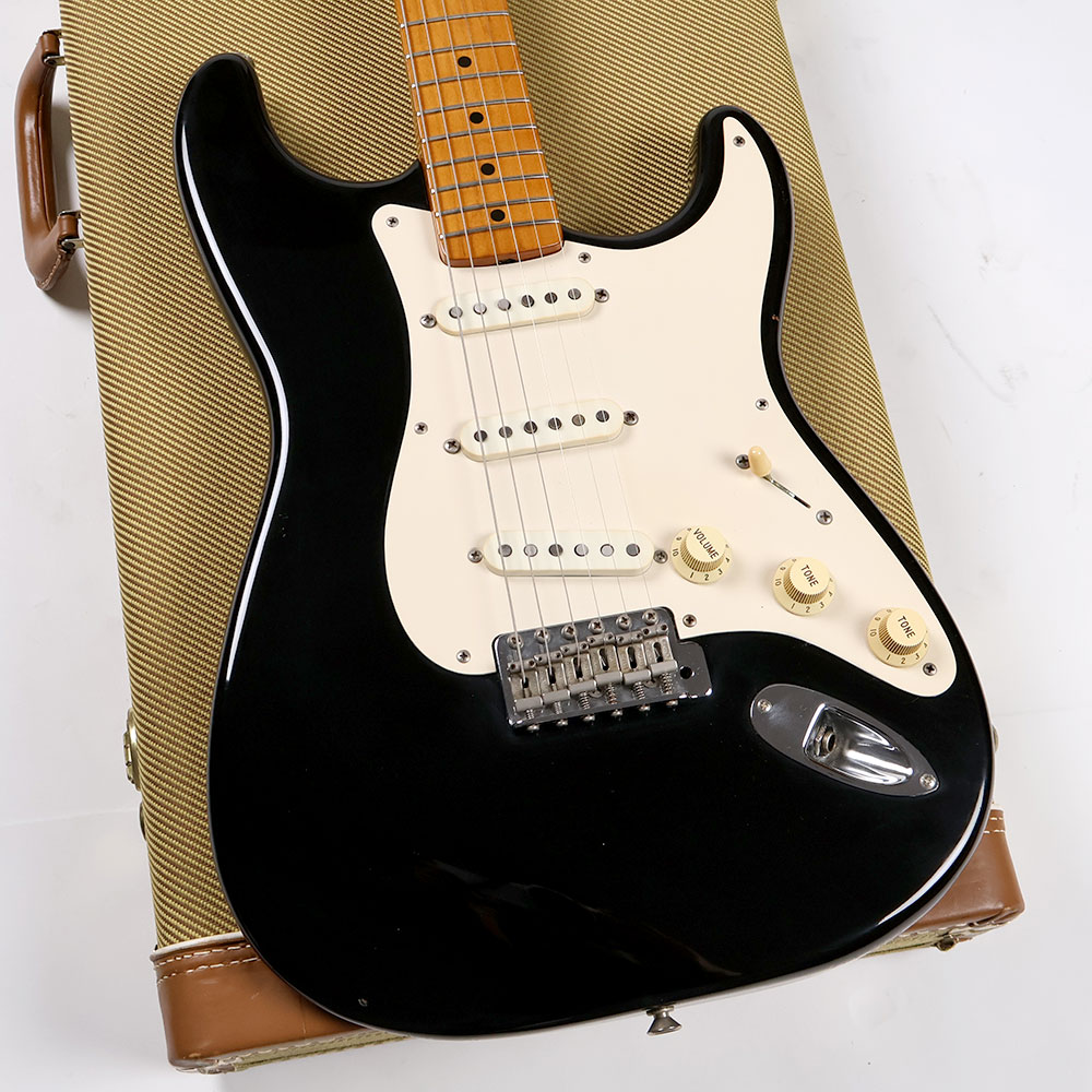 【中古】 エレキギター Fender American Vintage ’57 Stratocaster Black 3.42kg リアピックアップ交換あり フェンダー ストラト ブラッキー アメリカンビンテージ アメビン 1957 ボディ