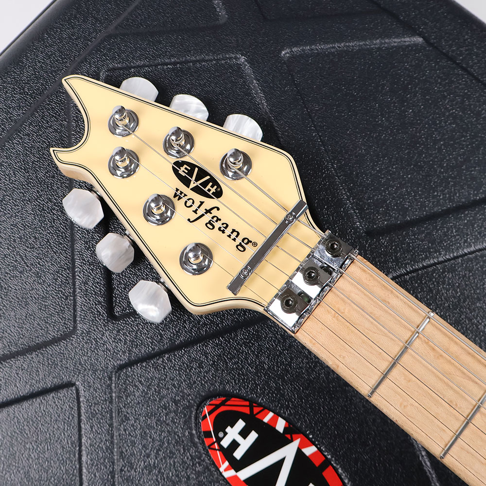 【中古】 エレキギター EVH Wolfgang USA Left-Hand Birdseye Maple Fingerboard Vintage White 2024年製 Eddie Van Halen Signature Model 左利き用 レフティー エディ・ヴァン・ヘイレン ヘッド