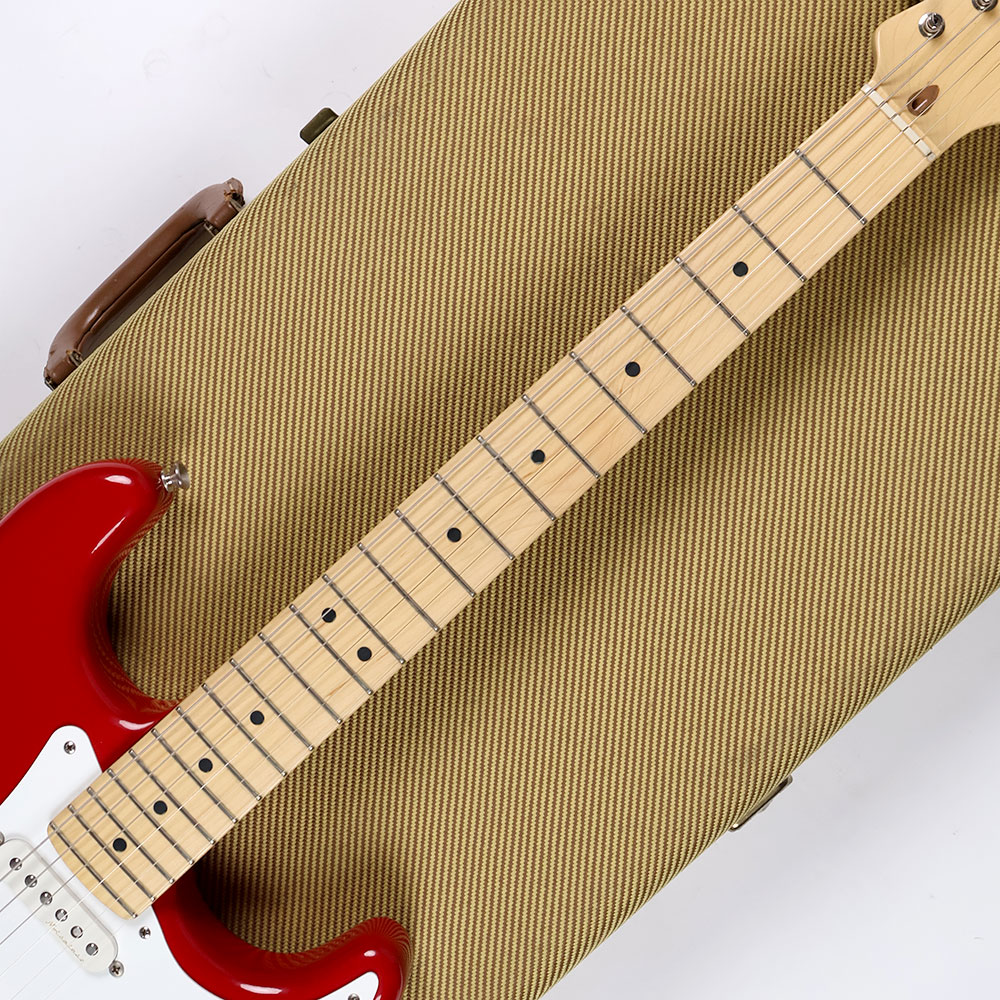 【中古】 エレキギター Fender Eric Clapton Stratocaster Maple Fingerboard Torino Red 2002年製 Noiselessピックアップ搭載 フェンダー エリック・クラプトンモデル ストラトキャスター 指板