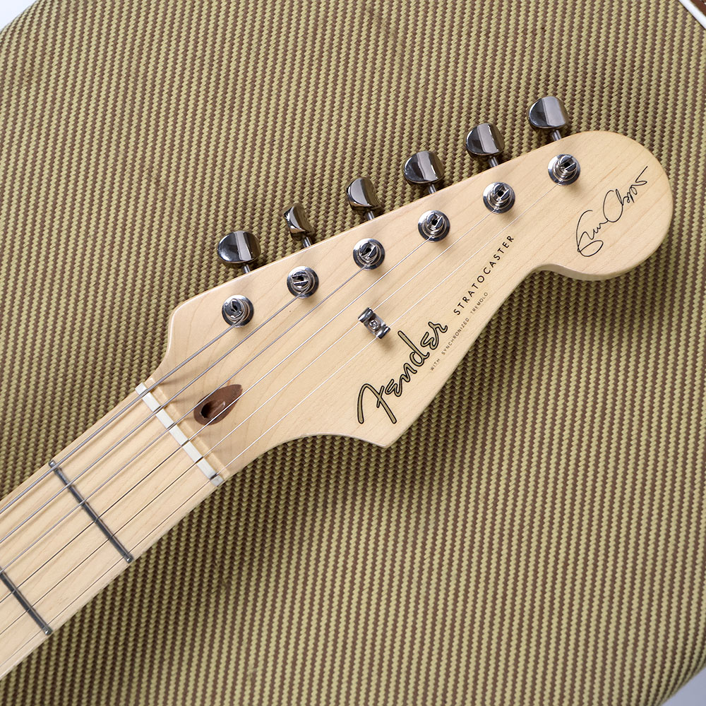 【中古】 エレキギター Fender Eric Clapton Stratocaster Maple Fingerboard Torino Red 2002年製 Noiselessピックアップ搭載 フェンダー エリック・クラプトンモデル ストラトキャスター ヘッド