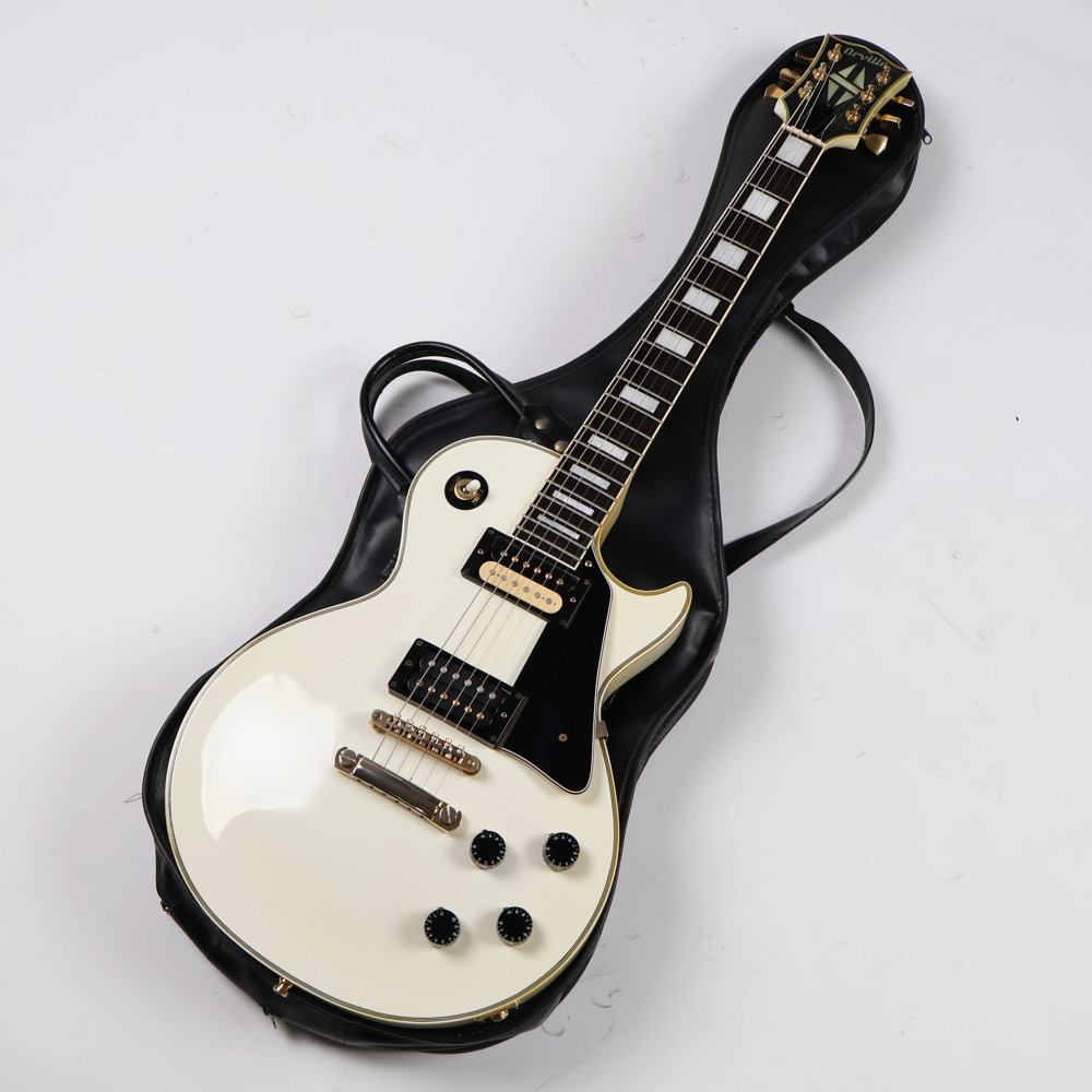【中古】 エレキギター Orville LPC-75 AW オービル レスポールカスタム 寺田楽器製 Kシリアル 1991年製