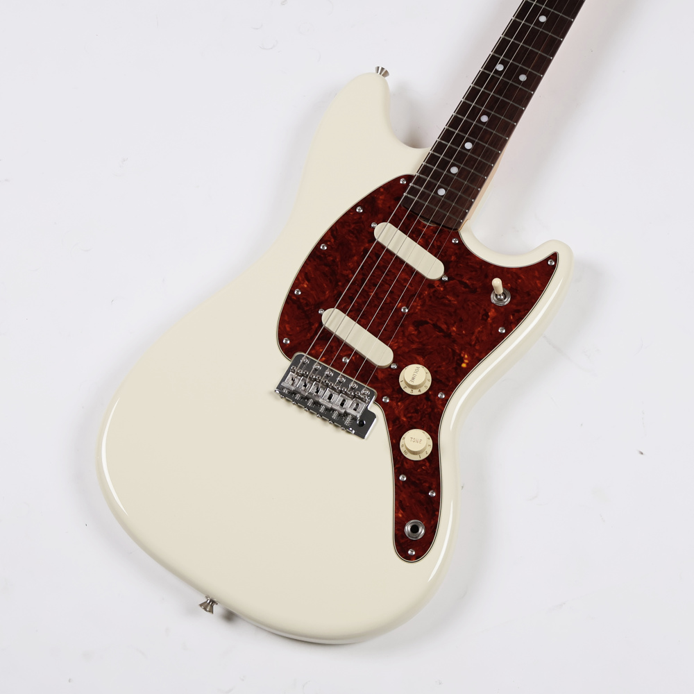 【中古】 エレキギター Fender Char Mustang Rosewood Fingerboard Olympic White Made in Japan 2025年製 日本製 フェンダー ムスタング ボディトップ