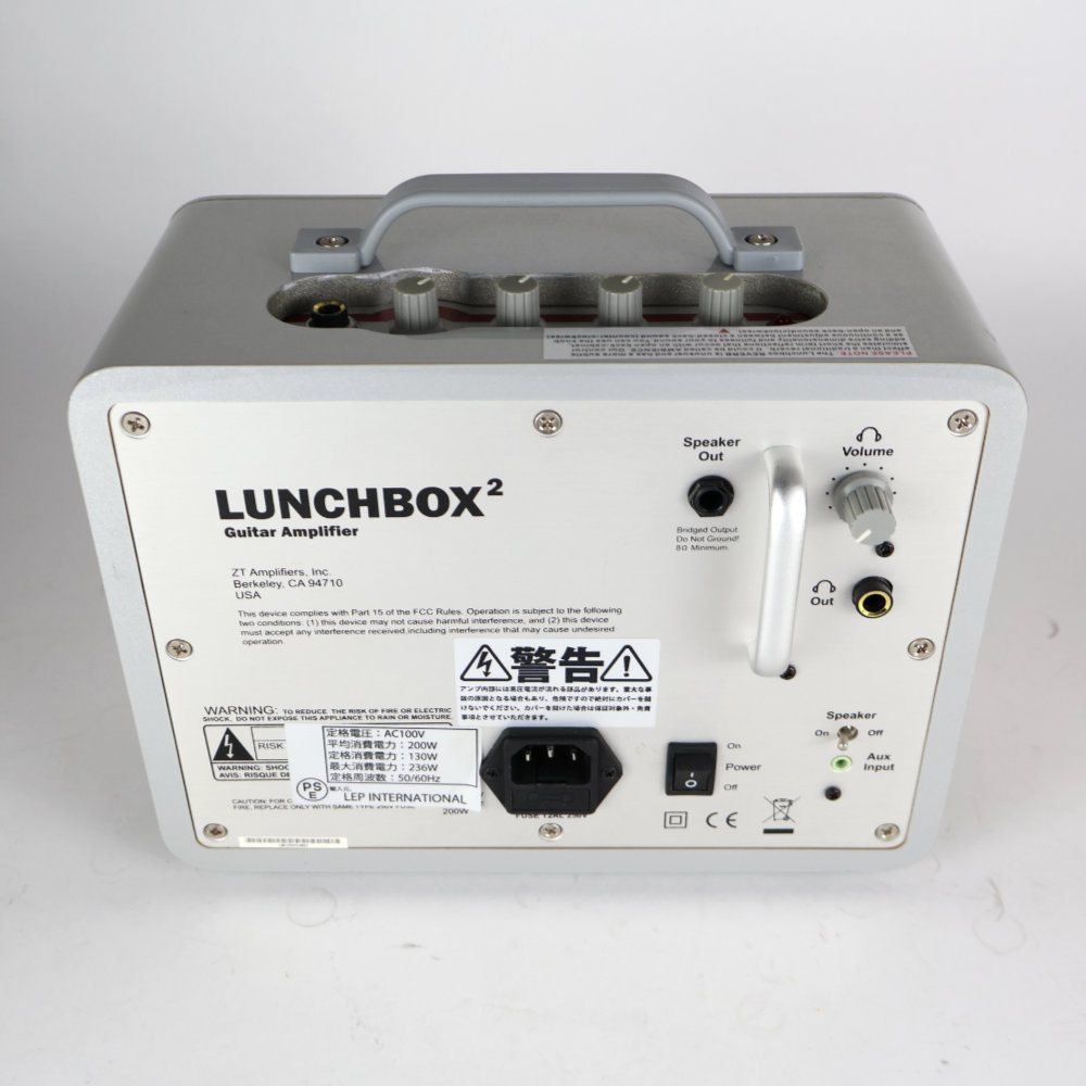 【中古】 ギターアンプ ZT Amp LUNCHBOX 2 リア画像