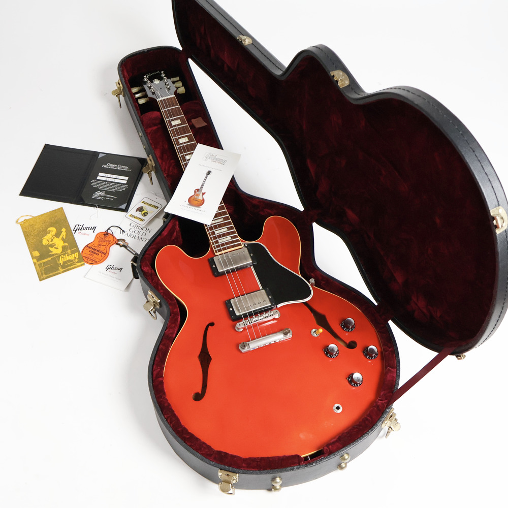 【中古】 エレキギター Gibson Custom Shop 1963 ES-335 VOS Cherry Block Inlay 2012年製 ギブソン 335 セミアコースティックギター ケース