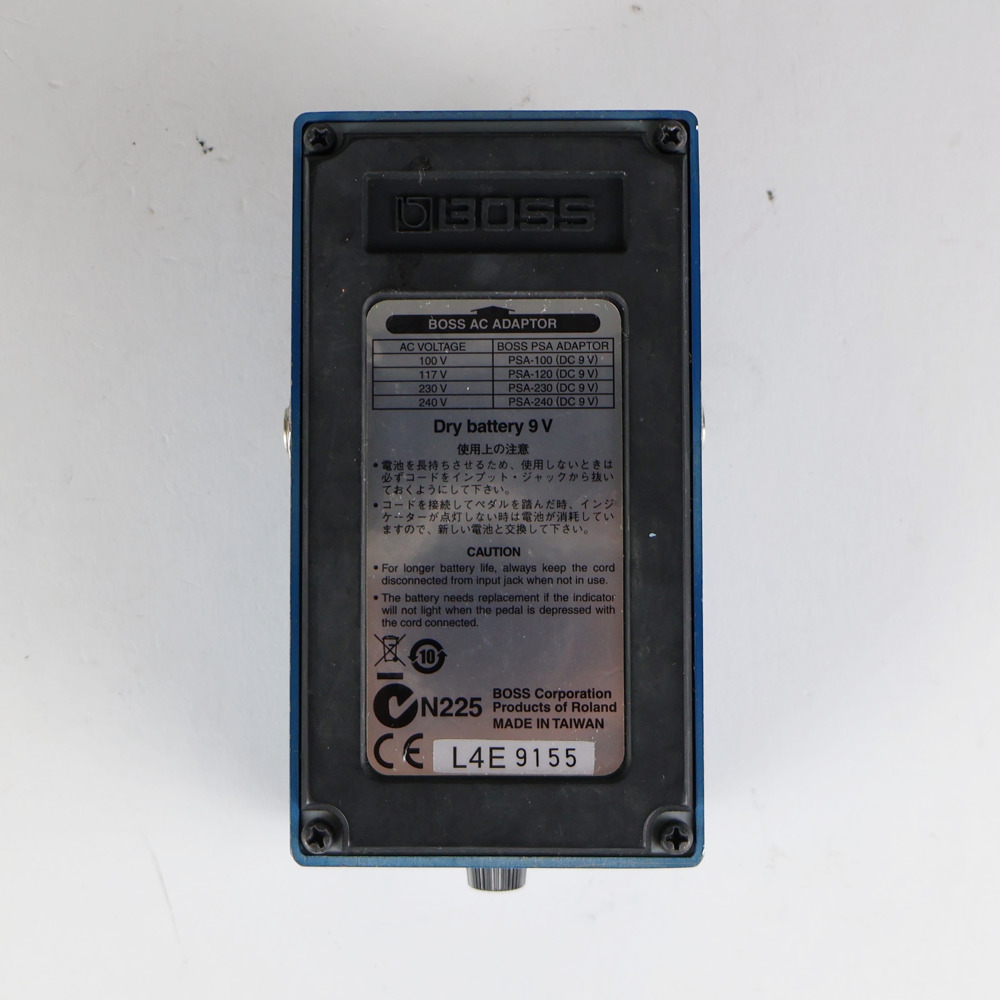 【中古】 ブルースドライバー エフェクター BOSS BD-2 Blues Driver ギターエフェクター オーバードライブ ブルドラ 裏面