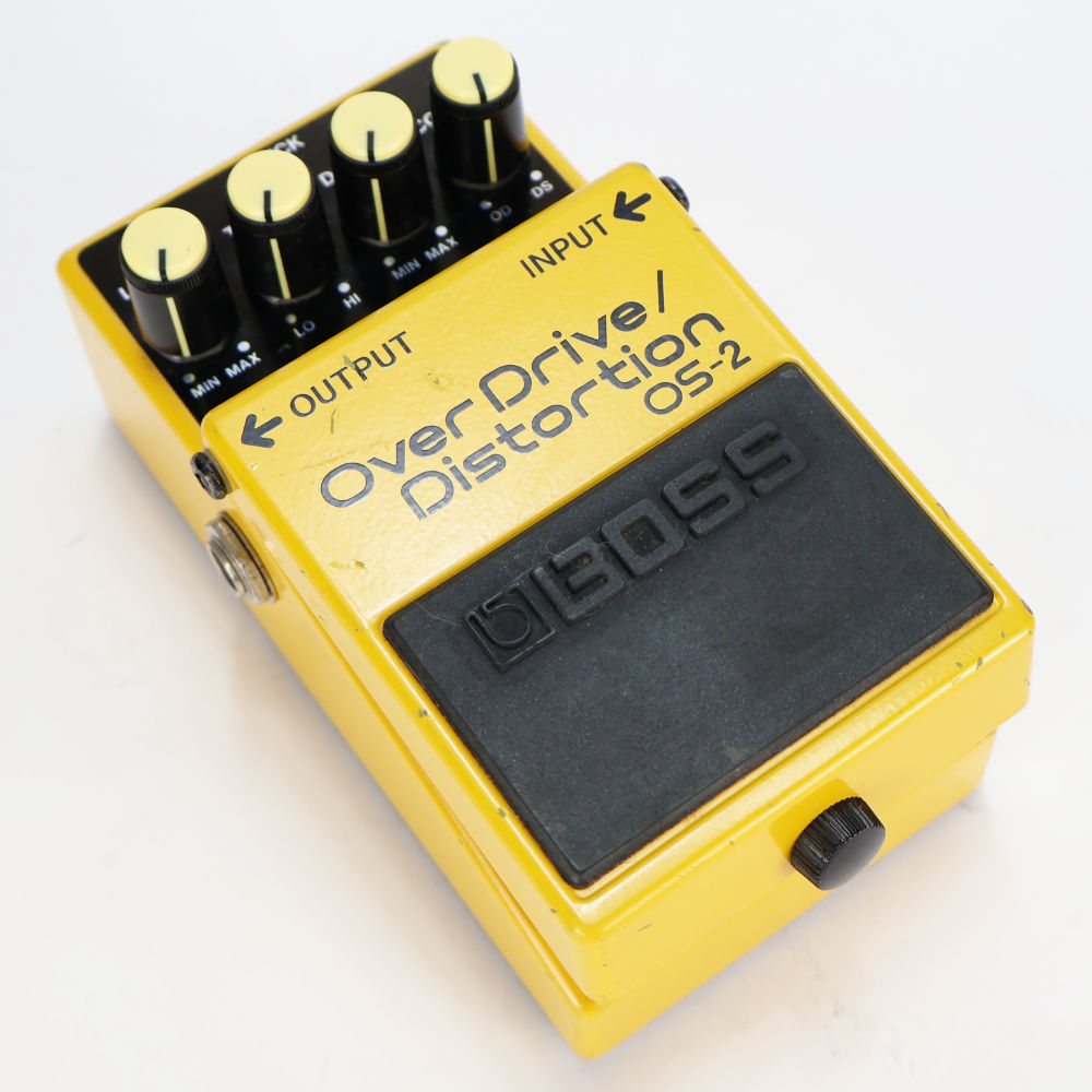 【中古】オーバードライブ ディストーション エフェクター BOSS OS-2 OverDrive Distortion ギターエフェクター 本体画像 斜め 2