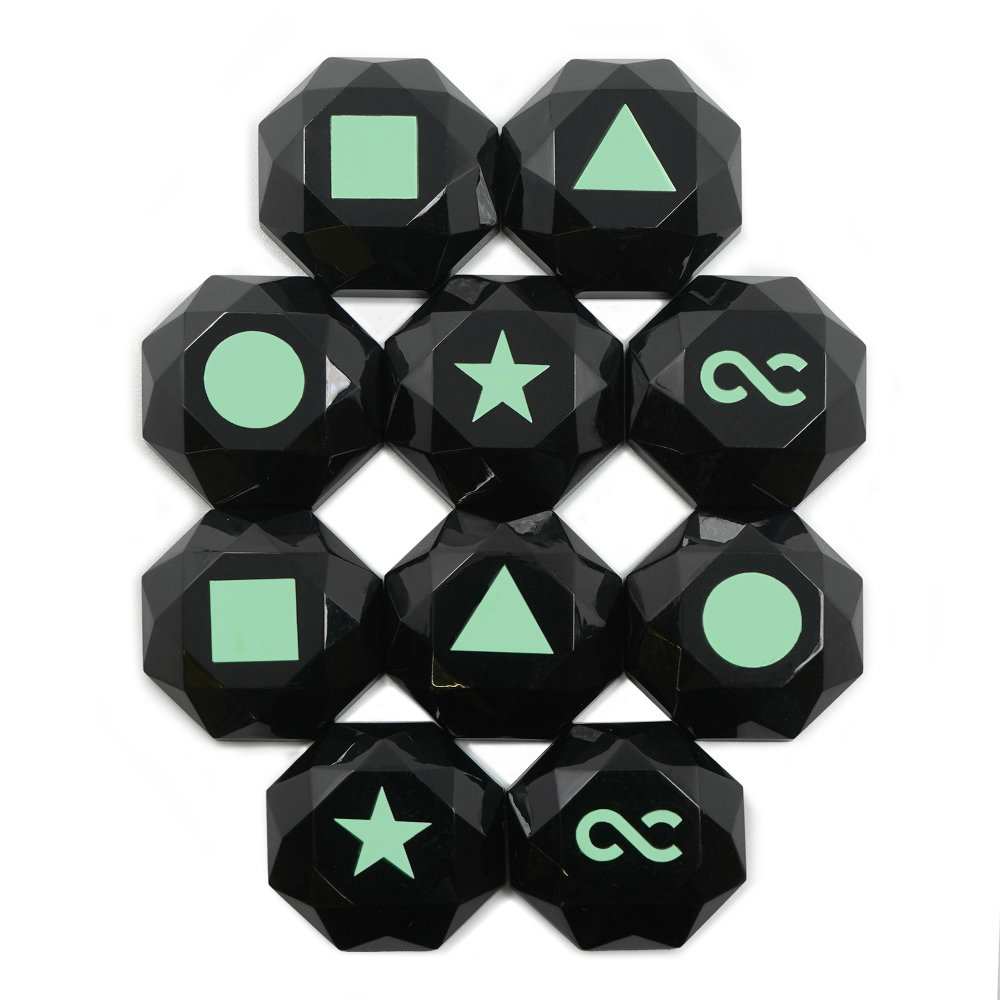 One Control ワンコントロール Octagon Footswitch Hat Symbols フットスイッチハット 10個セット