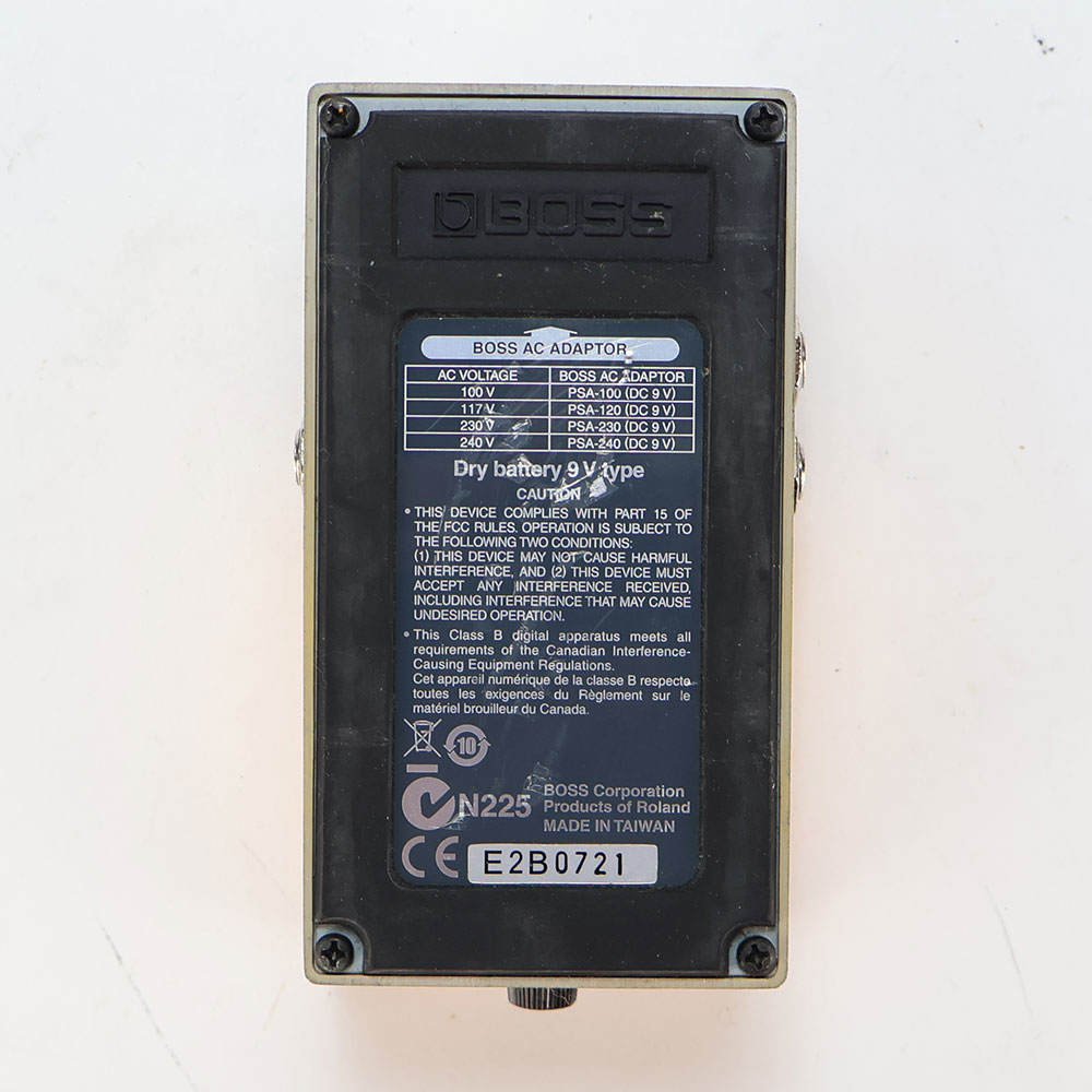 【中古】 アコースティックシミュレーター エフェクター BOSS AC-3 Acoustic Simulator ギターエフェクター 裏面