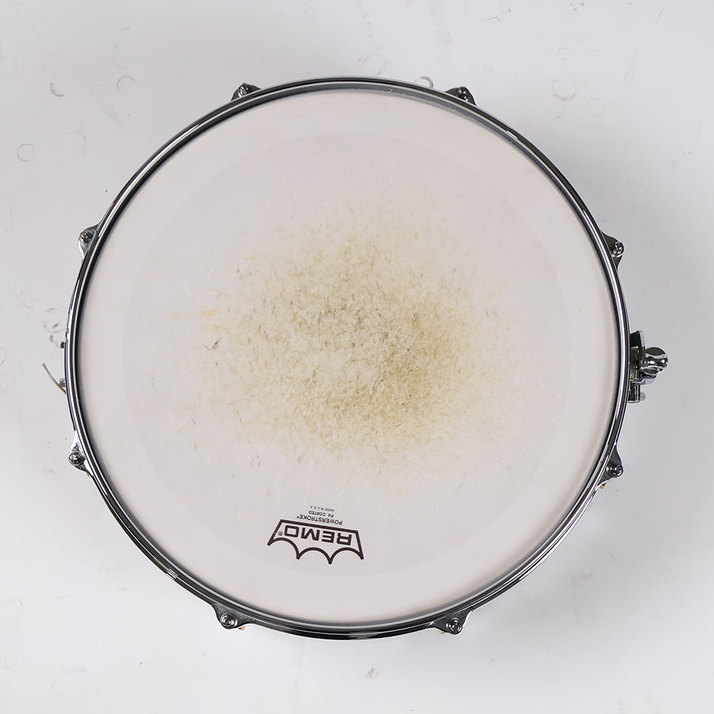 【中古】 スネアドラム カノウプス CANOPUS M-1455 Ebony LQ Mat The Maple Snare Drum 14x5.5 メイプルシェル 打面