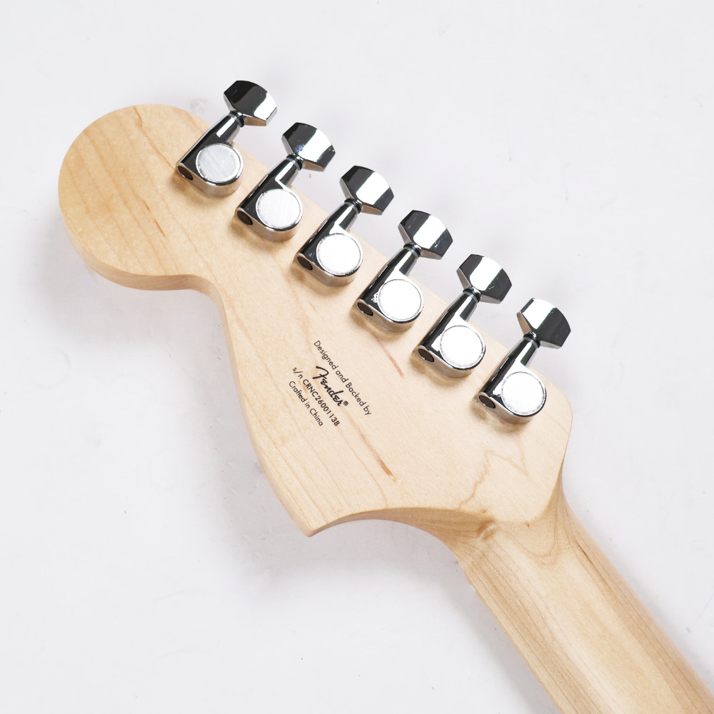 【中古】 Squier スクワイア Sonic Mustang MN Daphne Blue エレキギター ヘッド裏画像