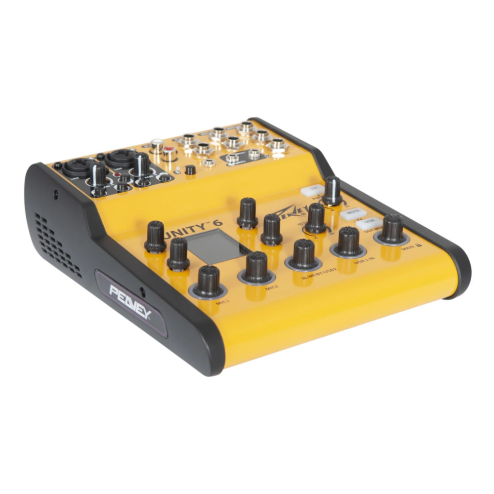 PEAVEY ピーヴィー Unity 6 Digital Mixer デジタルミキサー 左斜めアングル画像