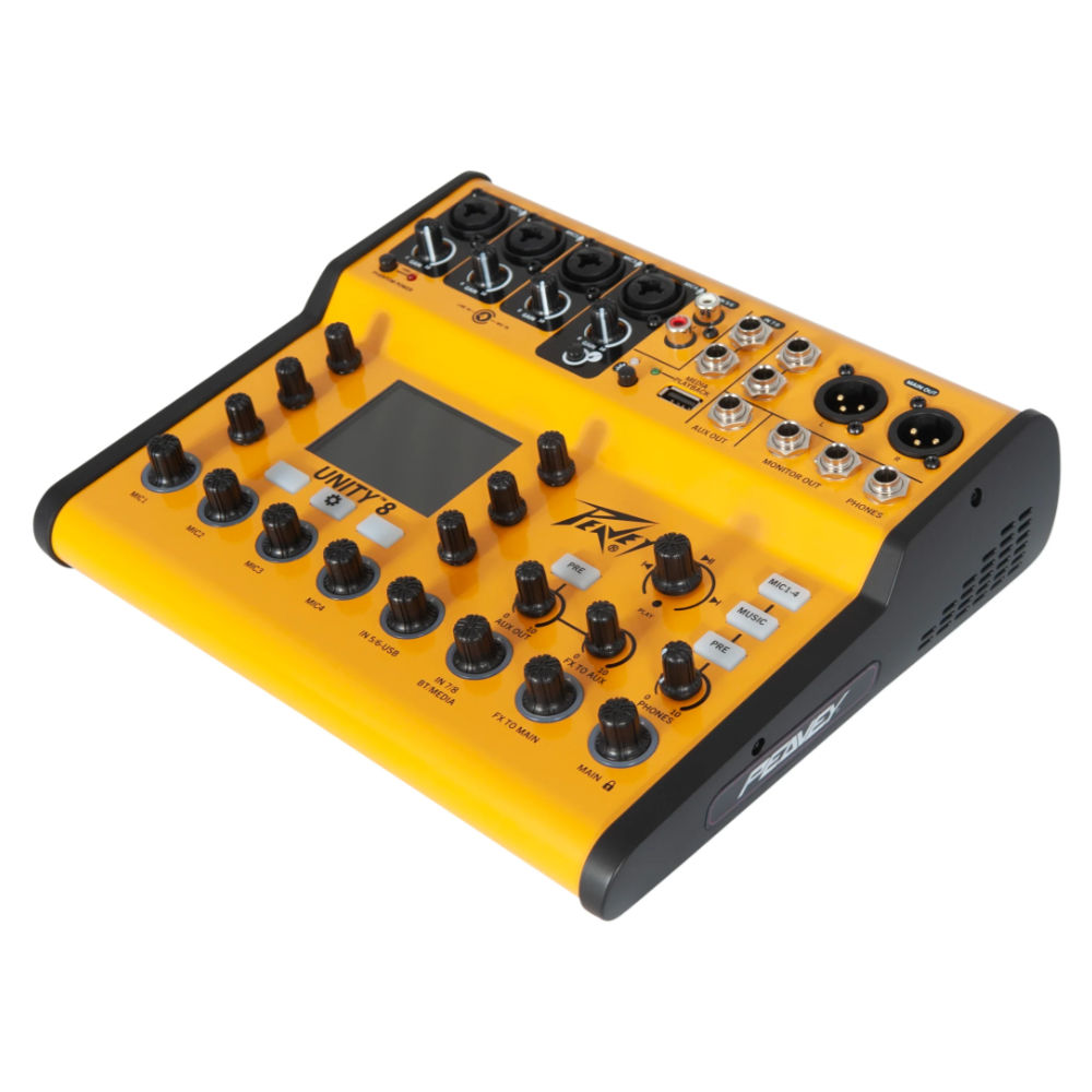 PEAVEY ピーヴィー Unity 8 Digital Mixer デジタルミキサー 右斜めアングル画像