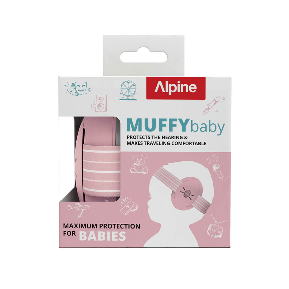 ALPINE HEARING PROTECTION MUFFY BABY CLASSIC BLUSH ソフトイヤーマフ パッケージ