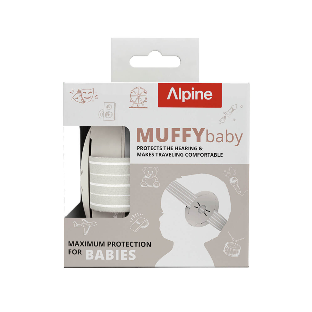 ALPINE HEARING PROTECTION MUFFY BABY CLASSIC SAND ソフトイヤーマフ パッケージ