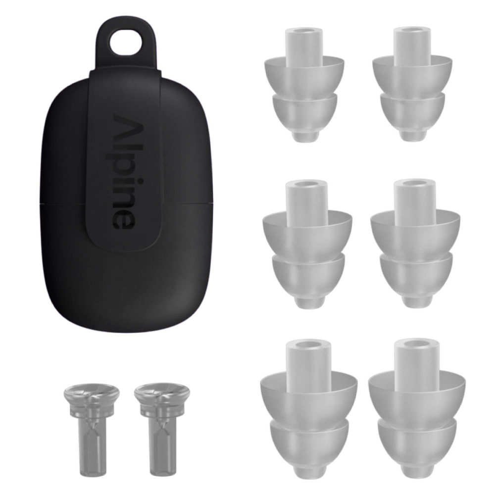 ALPINE HEARING PROTECTION アルパイン PartyPlug 騒音低減性能 TPR クリア イヤープラグ 本体画像