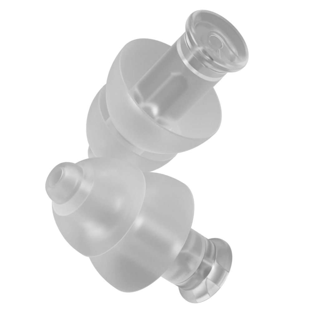 ALPINE HEARING PROTECTION アルパイン PartyPlug 騒音低減性能 TPR クリア イヤープラグ 本体画像 裏