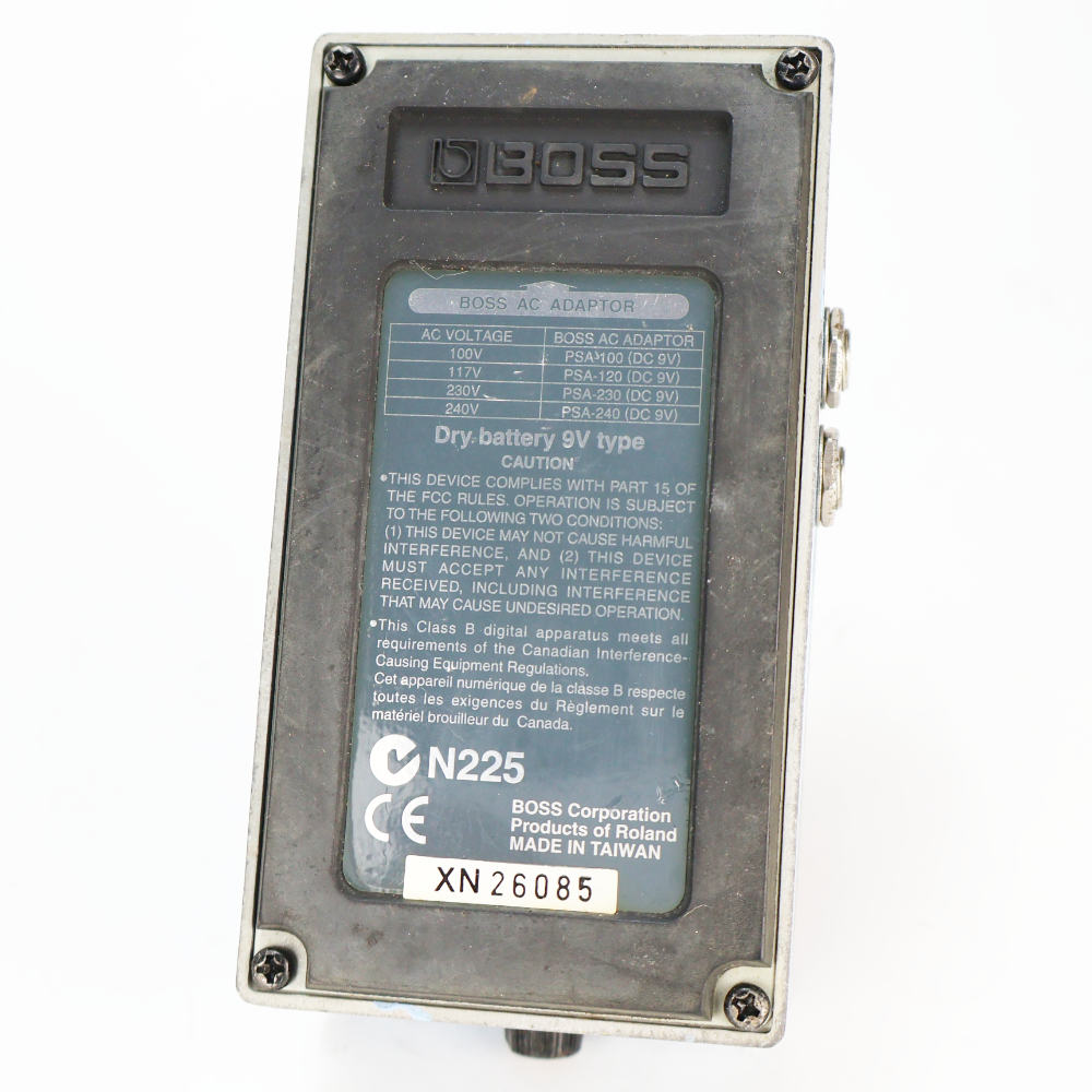 【中古】スーパーコーラス エフェクター BOSS CH-1 Super Chorus ギターエフェクター コーラス 本体画像 裏