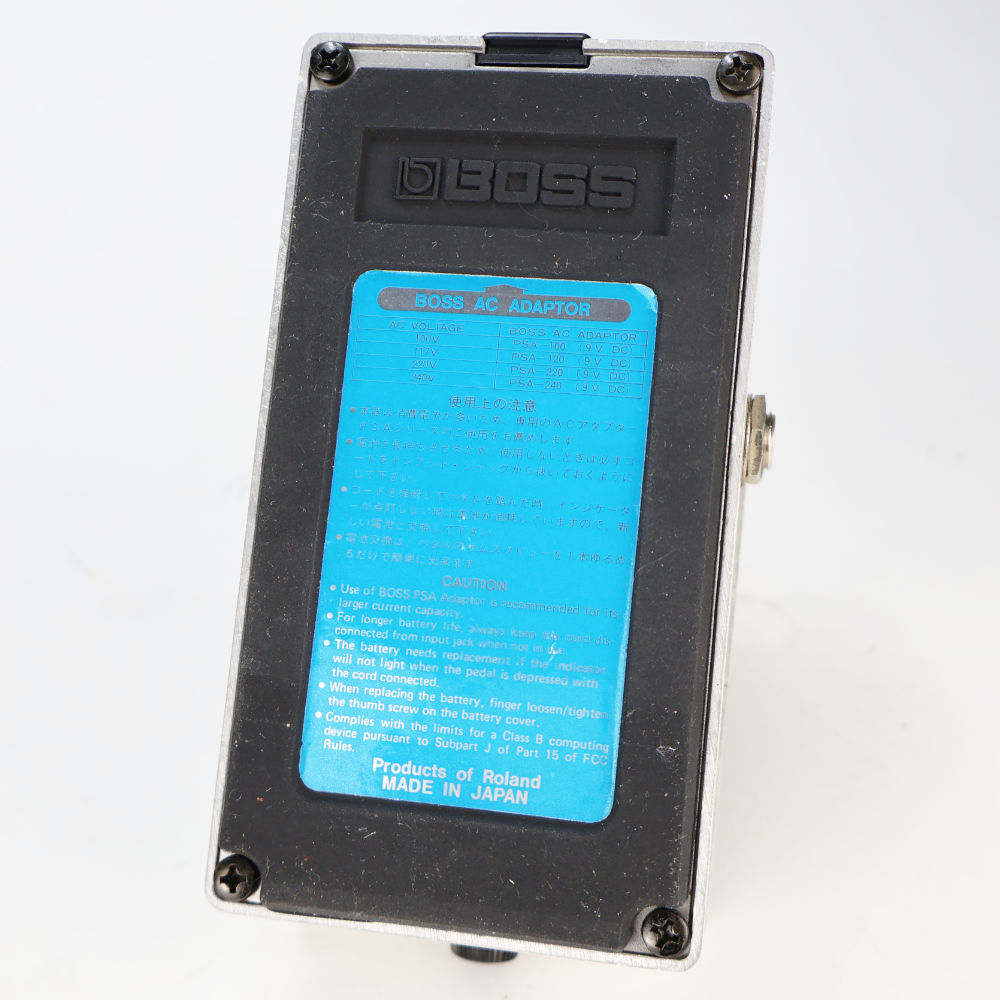 【中古】 デジタルディレイ エフェクター BOSS DD-2 Digital Delay Made in JAPAN ギターエフェクター 本体画像 裏