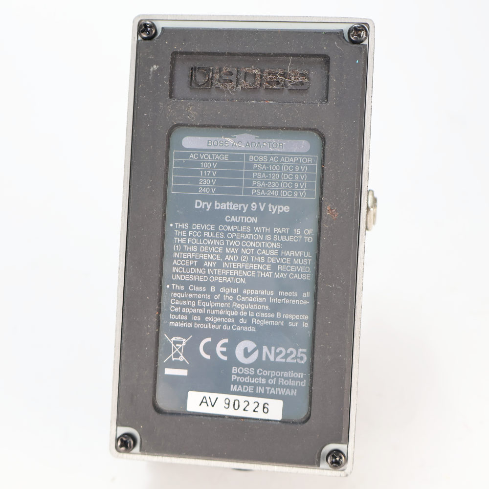【中古】 BOSS FDR-1 Deluxe Reverb オーバードライブ ギターエフェクター 本体画像 裏