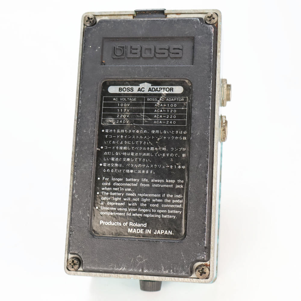 【中古】 コーラス エフェクター BOSS CE-3 Chorus Made in JAPAN ギターエフェクター 本体画像 裏