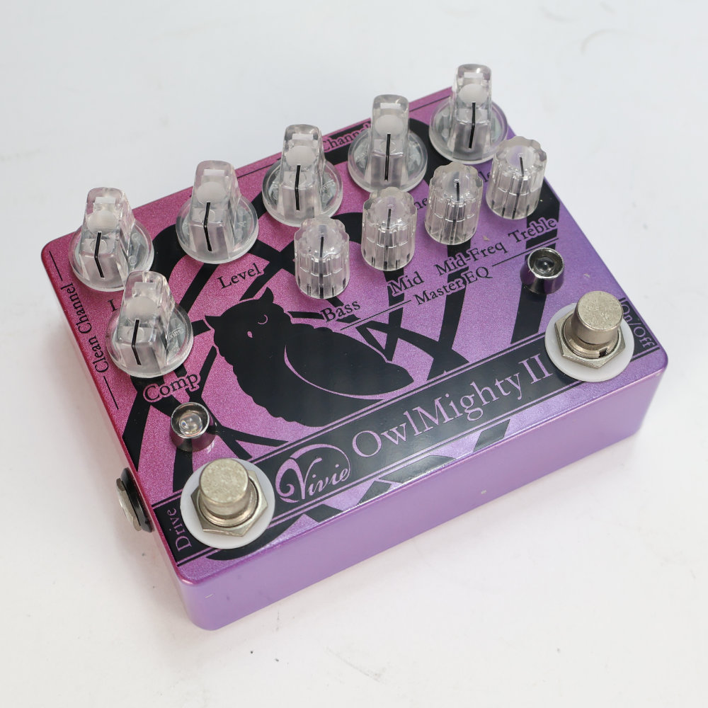 【中古】ベースプリアンプ エフェクター Vivie OwlMighty II オウルマイティー2 ヴィヴィー 全体