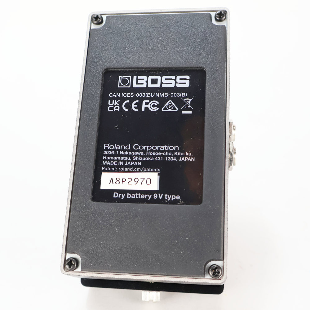 【中古】 BOSS TU-3W Chromatic Tuner WAZA CRAFTシリーズ ギターチューナー 本体画像 裏