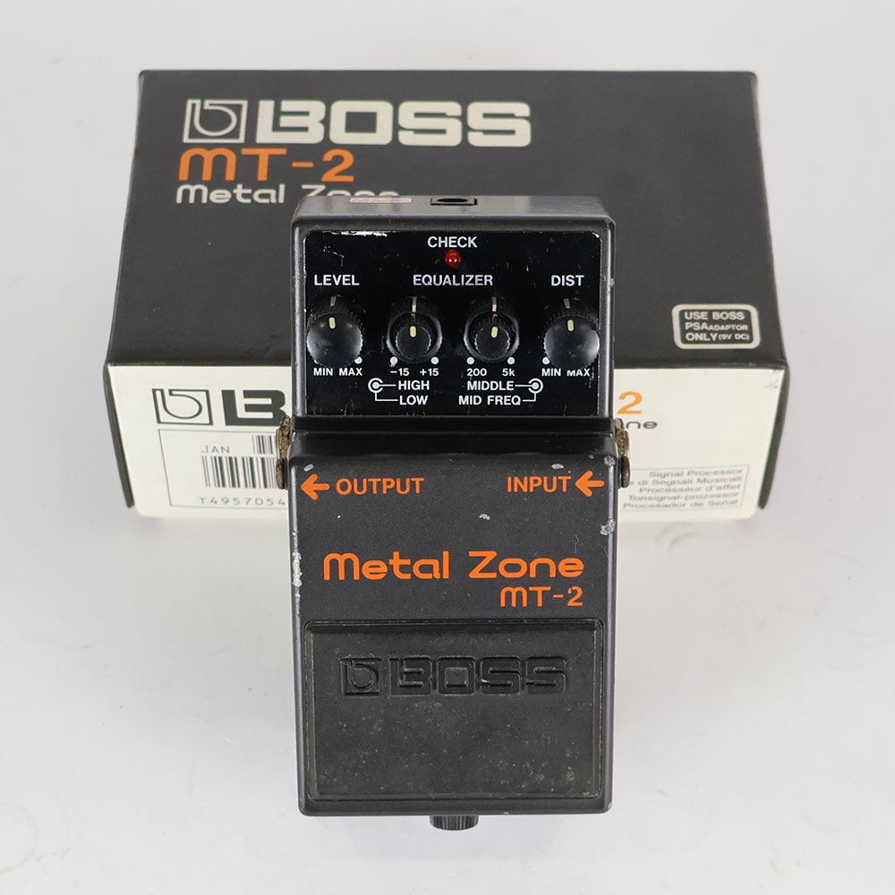【中古】メタルゾーン エフェクター BOSS MT-2 Metal Zone ボス ギターエフェクター