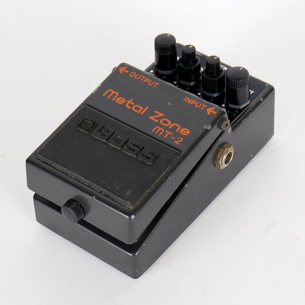 【中古】メタルゾーン エフェクター BOSS MT-2 Metal Zone ボス ギターエフェクター 全体