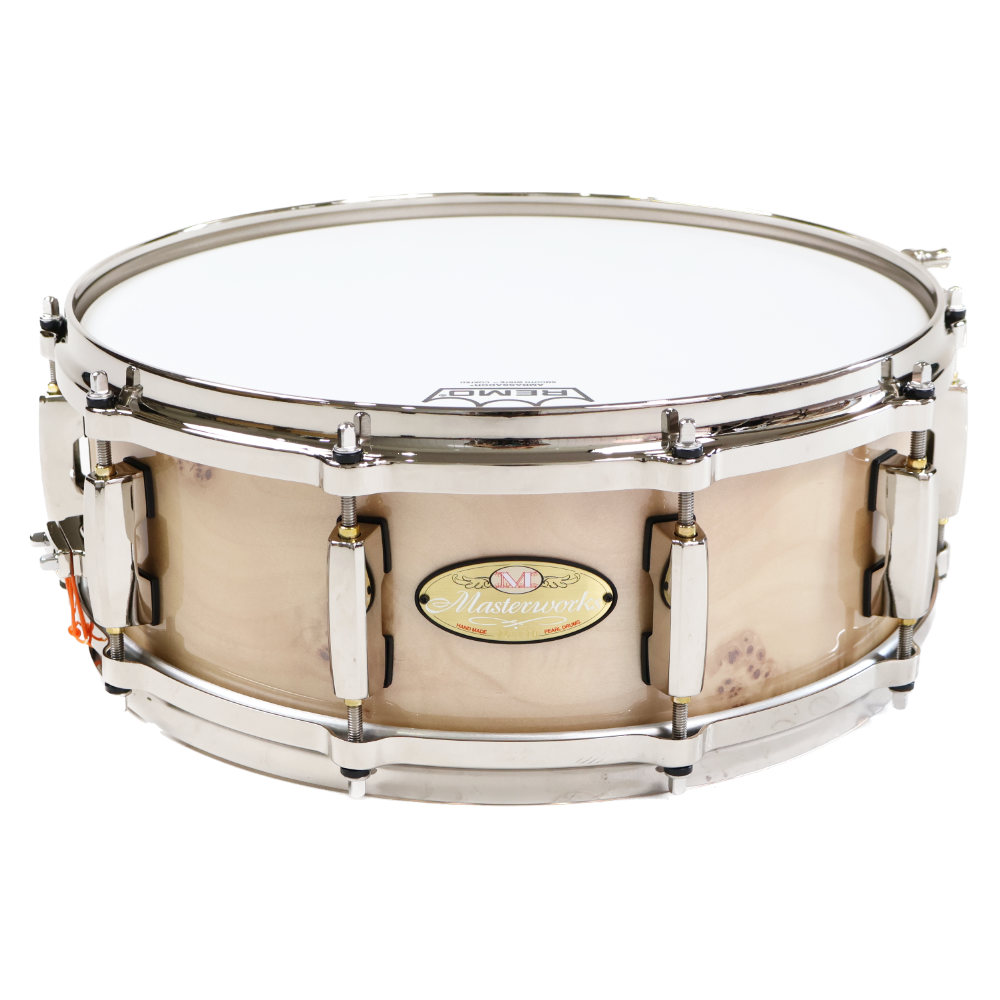 【訳あり】 Pearl パール MWAC1450S Masterworks Z-type Oak w/Mappa Burl 14×5 スネアドラム アウトレット