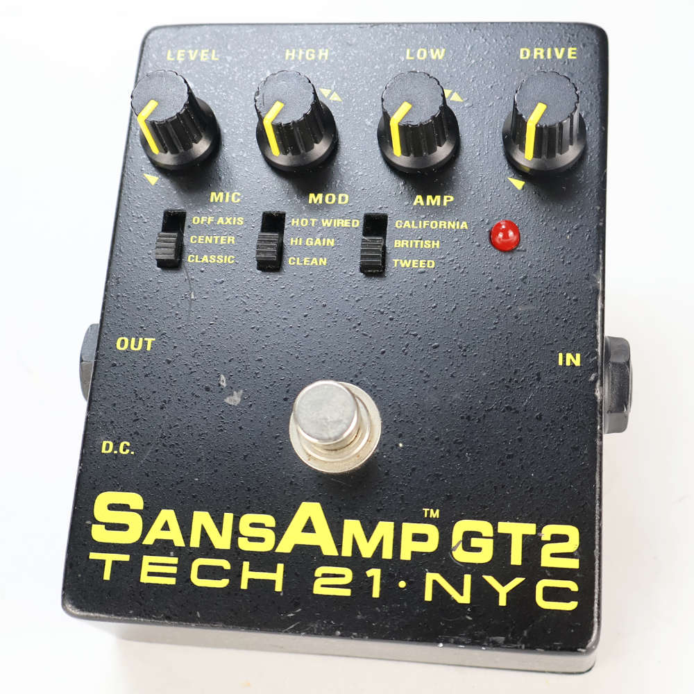 【中古】 TECH21 SansAmp GT2 アンプシミュレーター ギターエフェクター