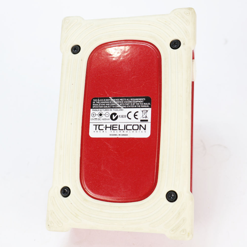 【中古】 ボーカルエフェクター TC HELICON MIC MECHANIC 本体画像 裏