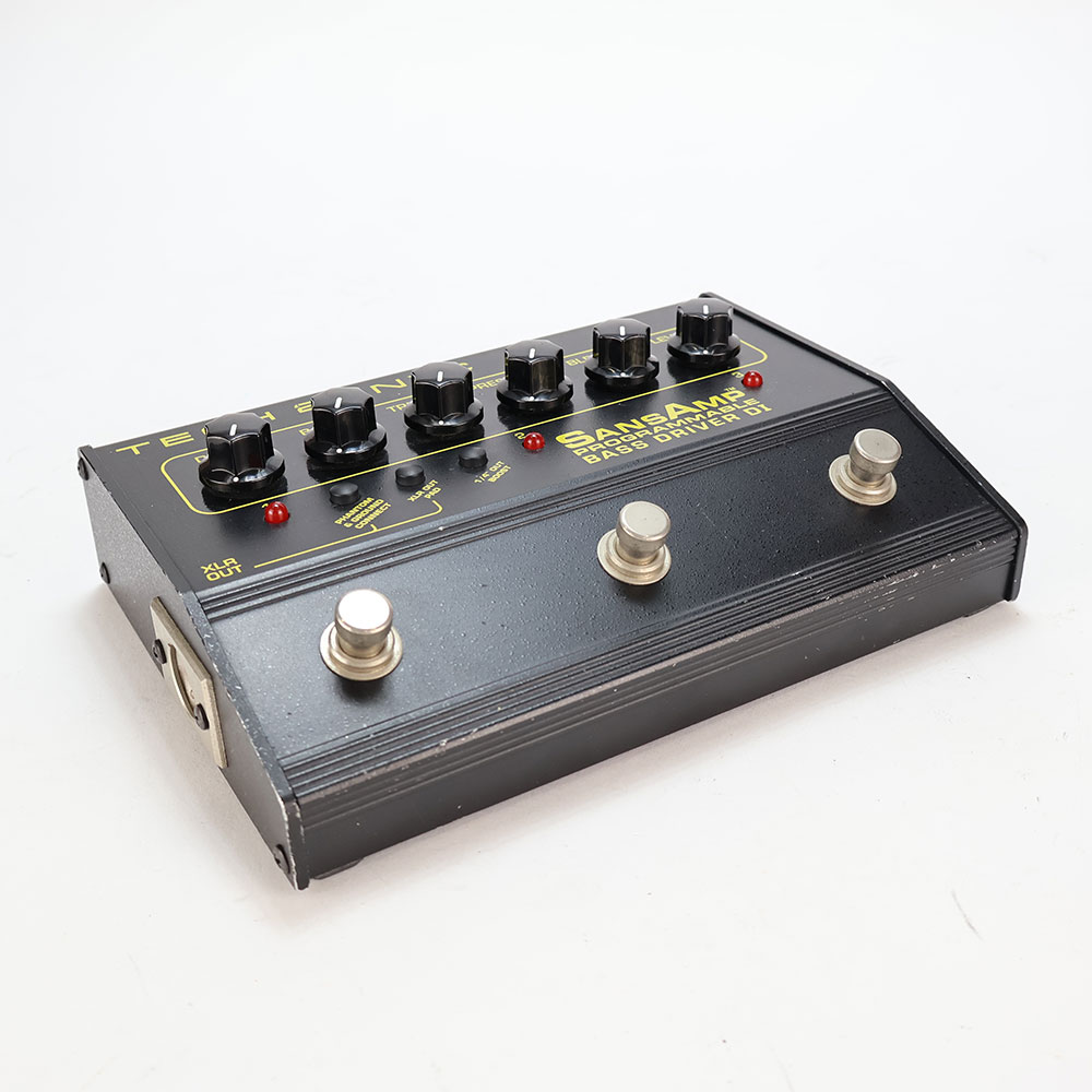 【中古】 ベース用プリアンプ TECH21 SansAmp PBDR PROGRAMMABLE BASS DRIVER DI ベース用プリアンプ エフェクター 全体