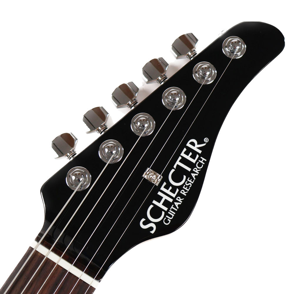 SCHECTER シェクター AR-06 BLK R MH エレキギター ブラック ヘッド画像