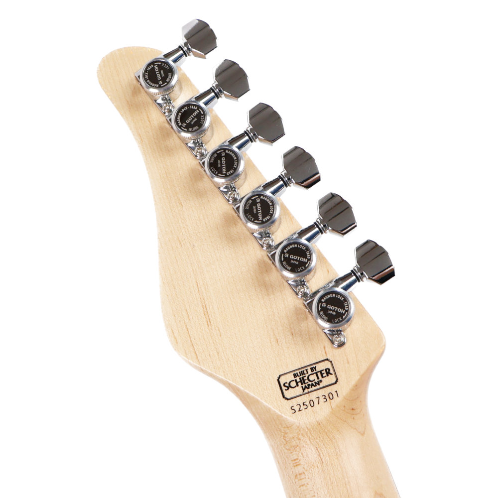 SCHECTER シェクター AR-06 BLK R MH エレキギター ブラック ヘッド裏画像