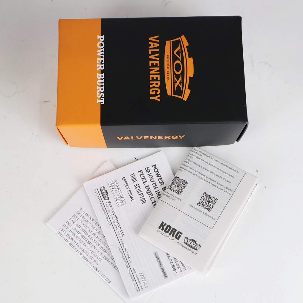 【中古】 ギターエフェクター ブースター VOX Power Burst VE-PB オーバードライブ Valvenergy 2nd Series バルブエナジー 付属品