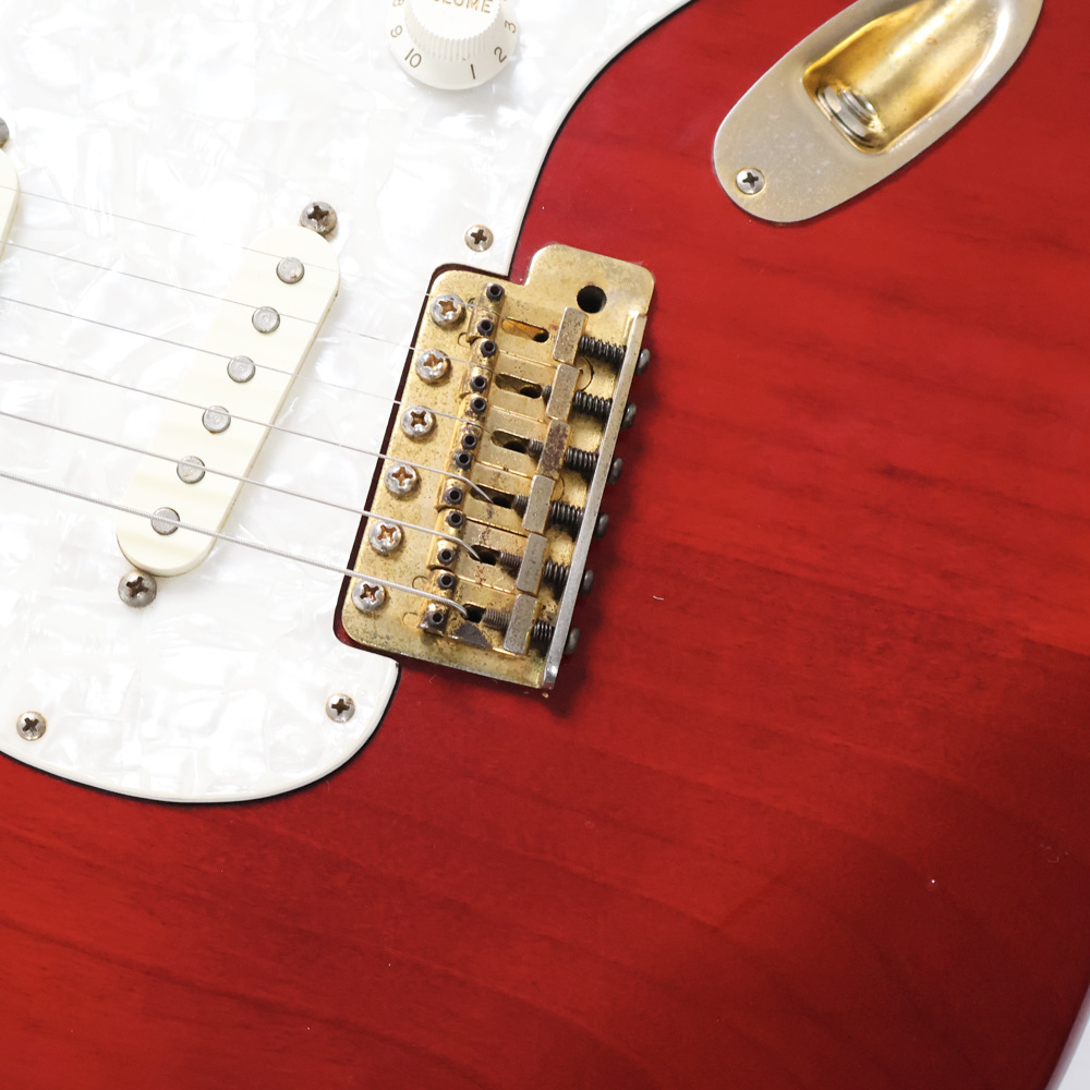 【中古】 エレキギター Sonic STR model Ash Body Ebony FingerBoard SeeThru Red 1994年製 Made in Japan 日本製 ソニック ストラトタイプ 錆
