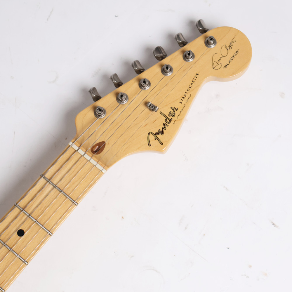 【中古】 エレキギター Fender Eric Clapton Stratocaster Maple Fingerboard Black 2007年製 Blackie フェンダー エリック・クラプトン ストラトキャスター Vintage Noiselessピックアップ搭載 ブラッキー ヘッド