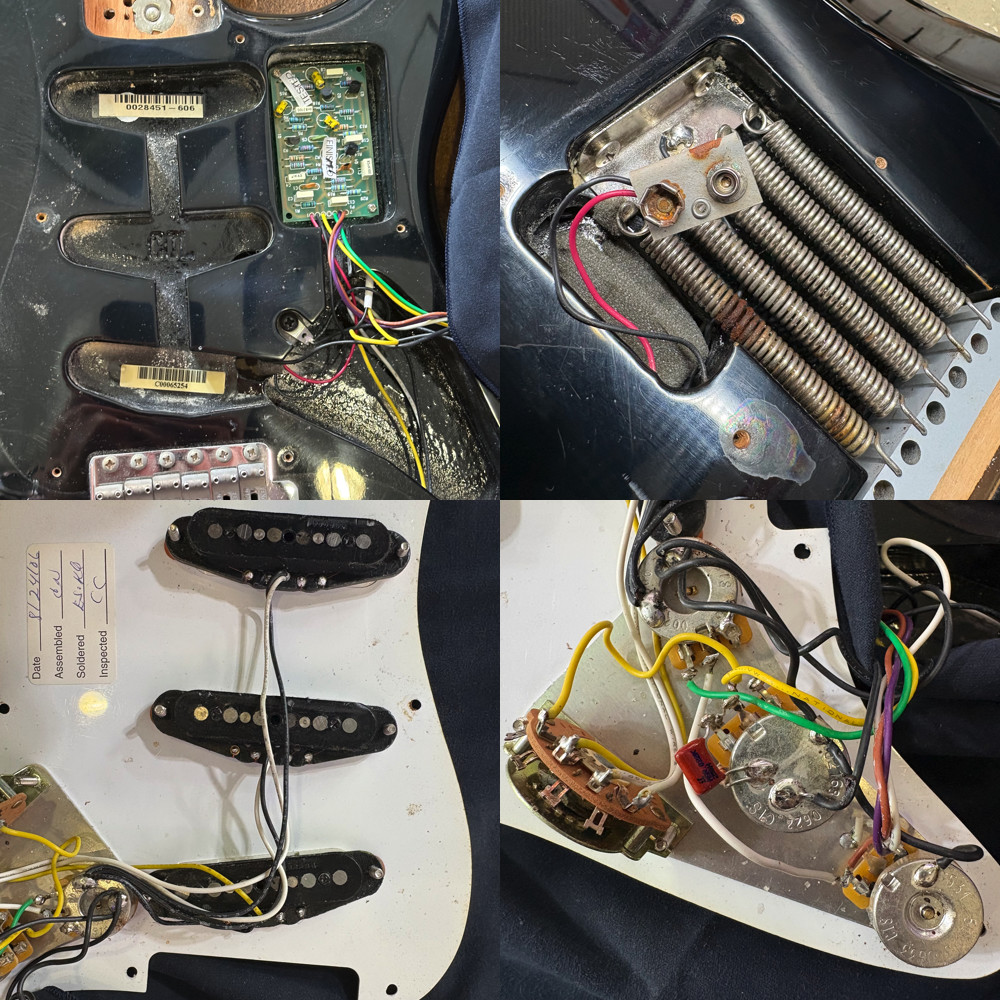 【中古】 エレキギター Fender Eric Clapton Stratocaster Maple Fingerboard Black 2007年製 Blackie フェンダー エリック・クラプトン ストラトキャスター Vintage Noiselessピックアップ搭載 ブラッキー ピックアップ