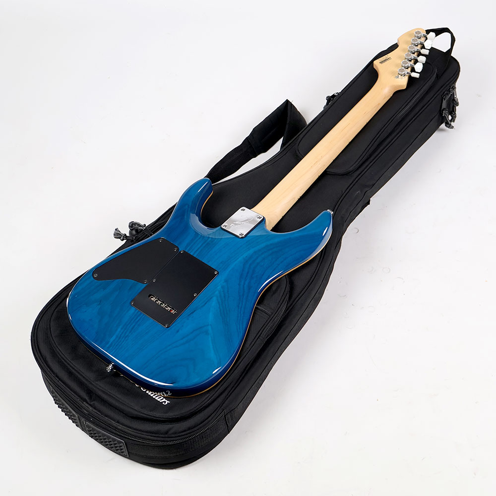 【中古】 エレキギター T’s Guitars DST-24 Carved Top Ash Trans Blue Burst アッシュボディー 3.18kg軽量個体 ティーズギター MADE IN JAPAN 日本製 背面