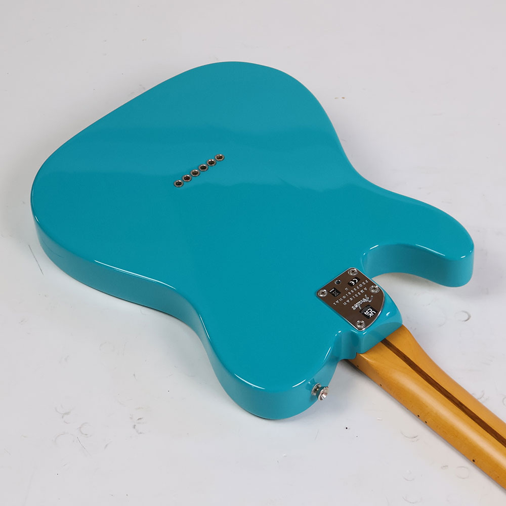 【中古】 エレキギター Fender American Professional II Telecaster Maple Fingerboard Miami Blue 2022年製 フェンダー アメリカンプロフェッショナル2 テレキャスター マイアミブルー ボディ