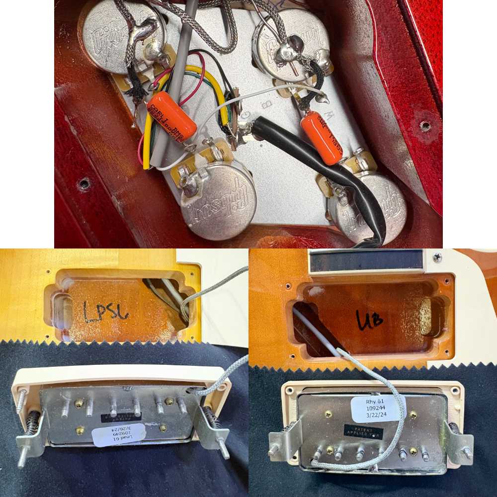【中古】 エレキギター Gibson Les Paul Standard ’60s Unburst 2024年製 高年式 60sスリムテーパーネック 内部