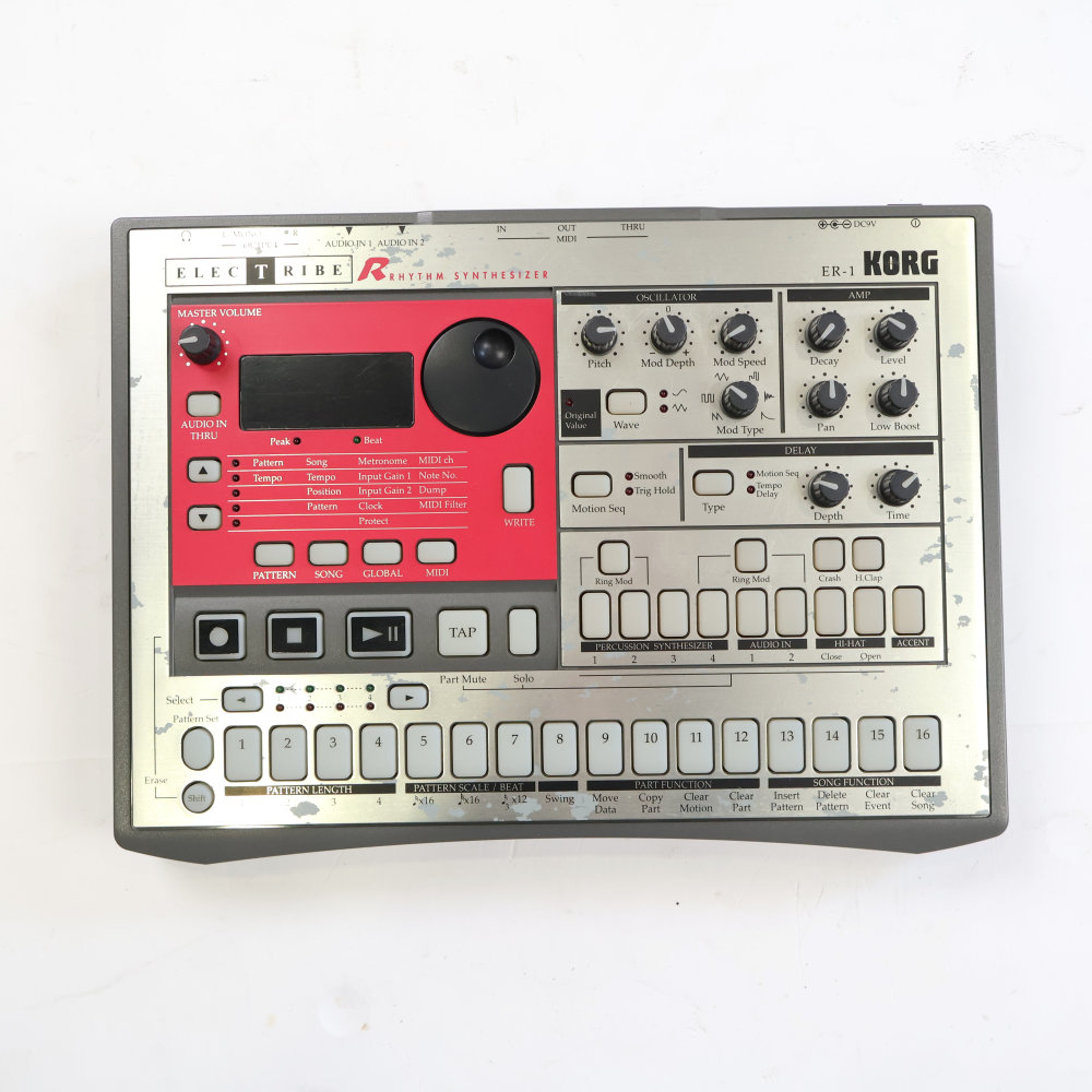 【中古】 リズムシンセサイザー KORG ER-1 ELECTRIBE R エレクトライブ パーカッションシンセサイザー 本体画像