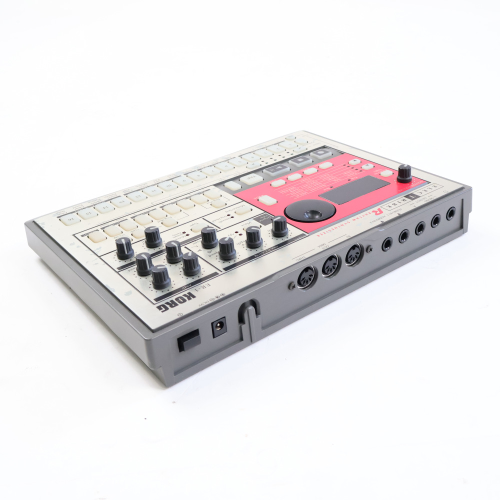 【中古】 リズムシンセサイザー KORG ER-1 ELECTRIBE R エレクトライブ パーカッションシンセサイザー 本体画像 斜め