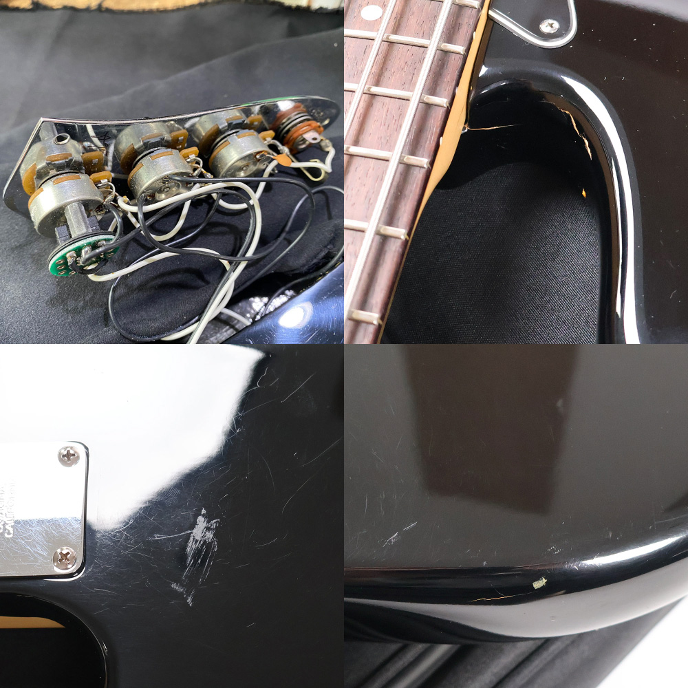 【中古】 エレキベース Fender American Jazz Bass w/S-1 SW Black 2005年製 フェンダー アメリカン ジャズベース 傷、汚れ