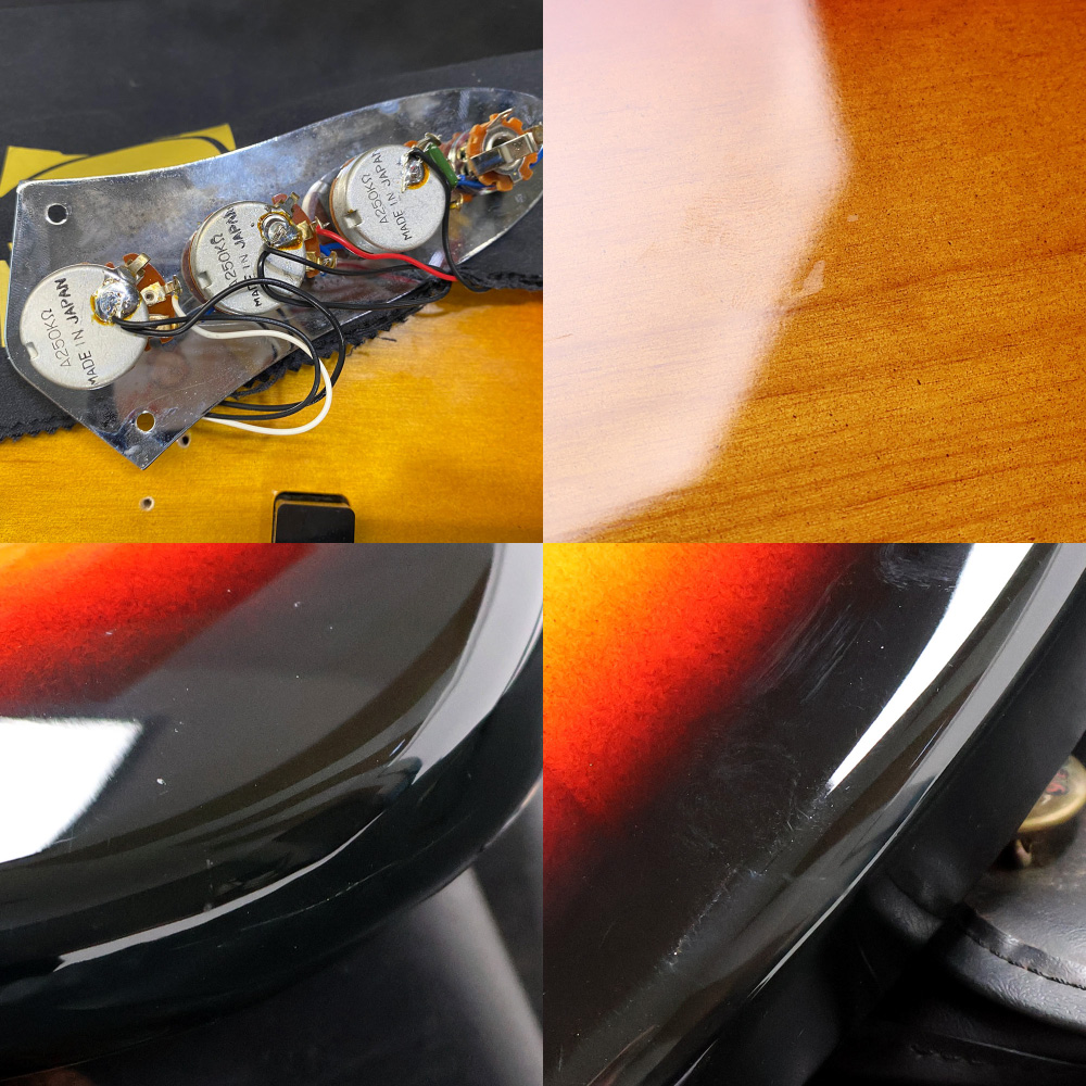 【中古】 Fender Japan フェンダージャパン ジャズベース JB62-58 3TS 2002年〜2004年製 エレキベース 傷