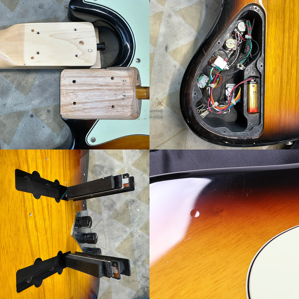 【中古】Sadowsky サドウスキー MetroLine MV4 59B エレキベース ネック、ピックアップ