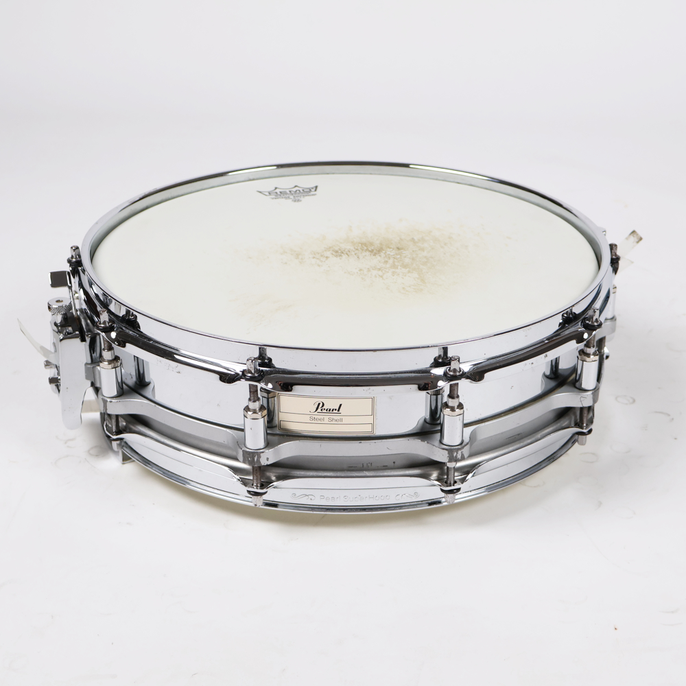 【中古】スネアドラム パール Pearl Free Floating Snare Steel Shell 14×3.5